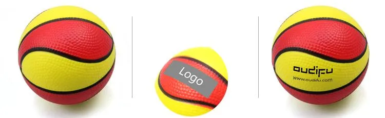 7cm Basketball Two-color Stress Ball