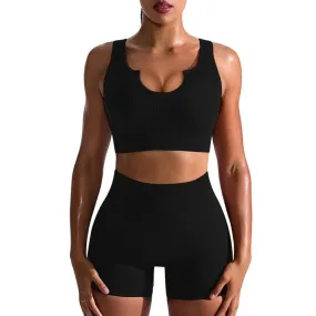 Aline Seamless Ribbed Workout Set