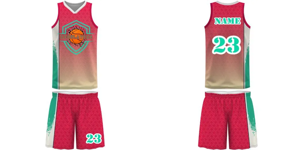 Custom Basketball Uniforms Design Code 203