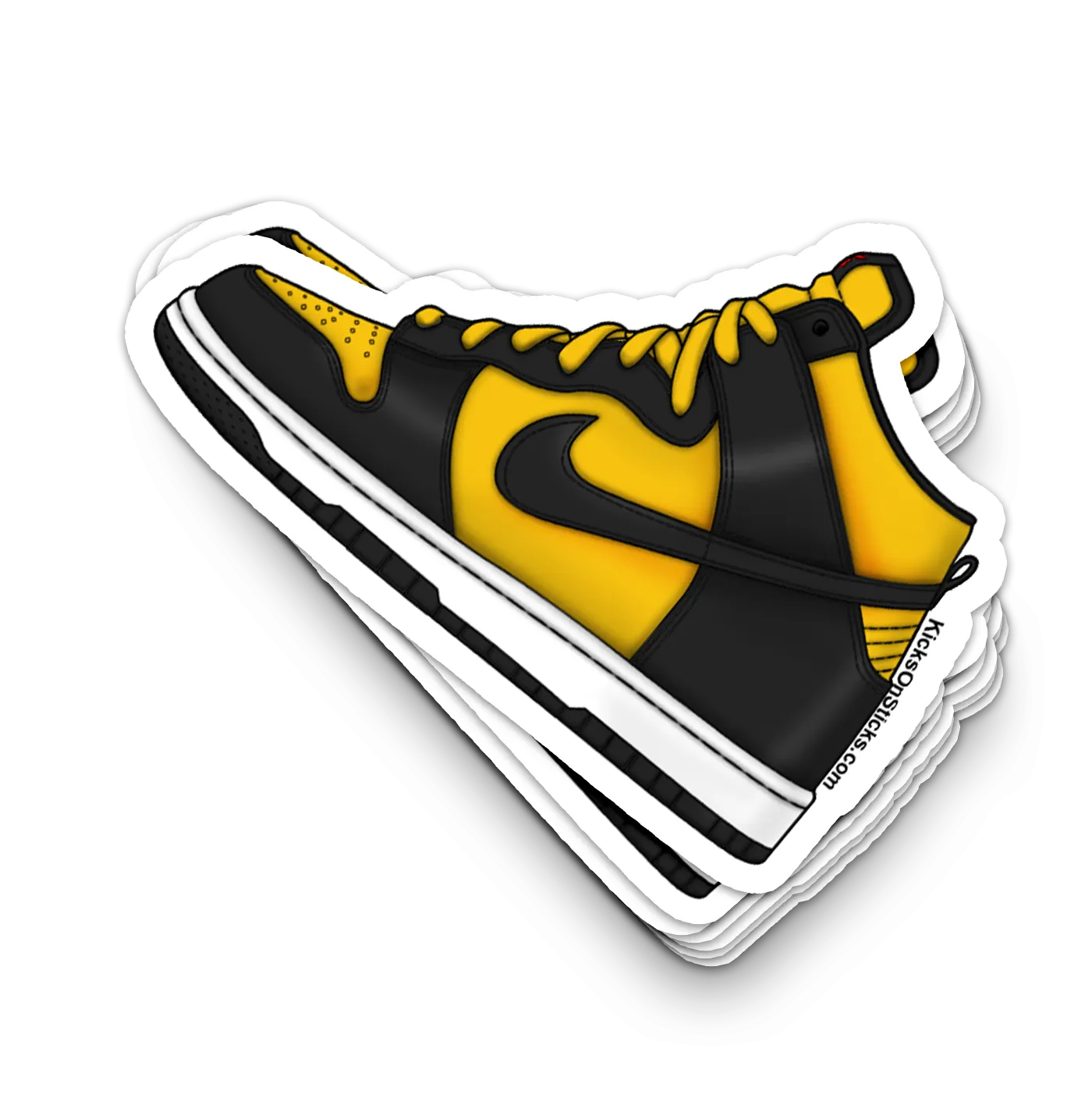 Dunk High "Reverse Goldenrod" Sneaker Sticker