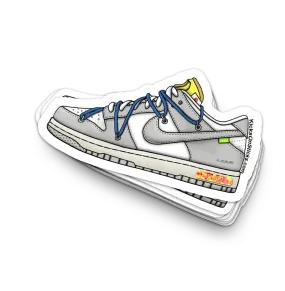 Dunk Low "Off-White Lot 10" Sneaker Sticker