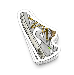 Dunk Low "Off-White Lot 39" Sneaker Sticker