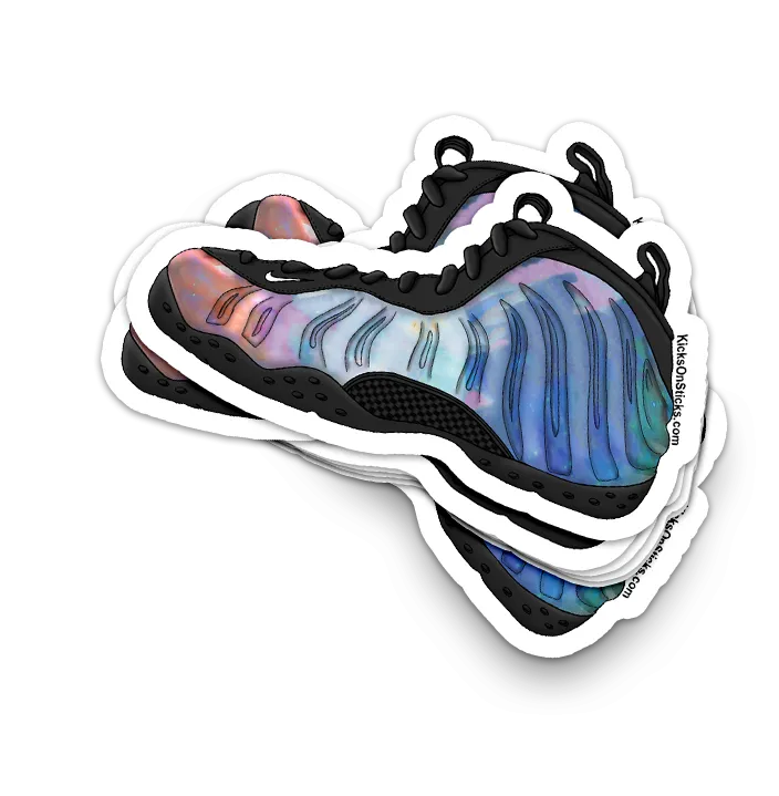 Foamposite "Big Bang" Sneaker Sticker