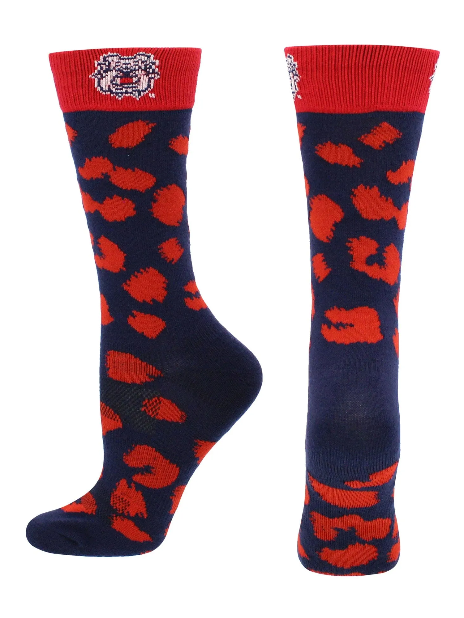 Fresno State Bulldogs Socks Womens Savage Crew Socks