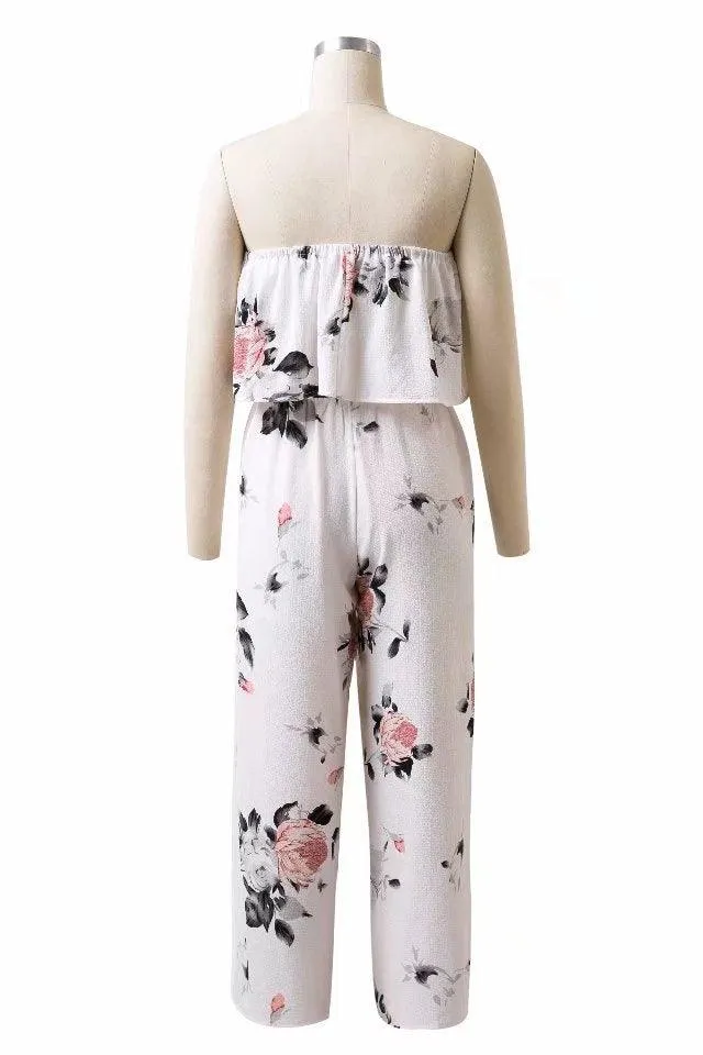 HEIDI’S HIGH SLIT FLORAL PANTS SET