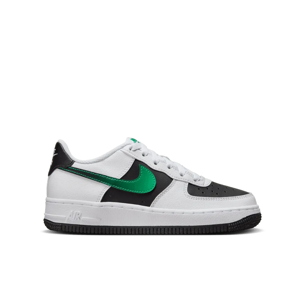 Nike Force 1 Low GS White Stadium Green Black