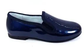 Shawn & Jeffery Patent Navy Smoking Shoe